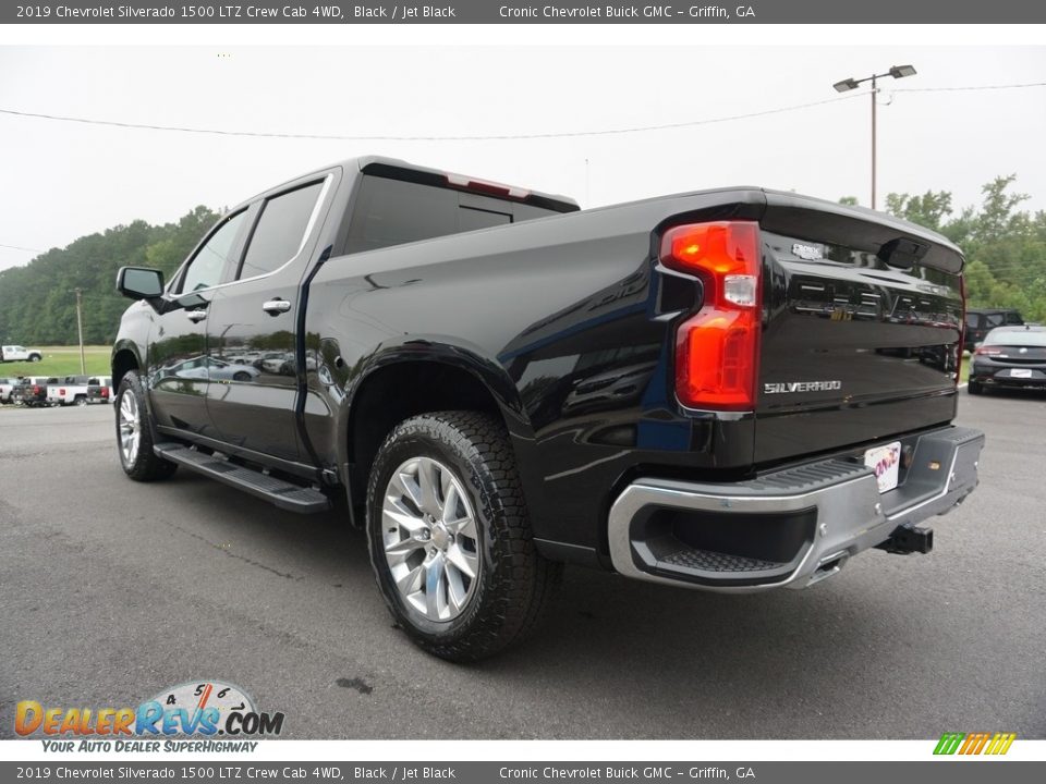 2019 Chevrolet Silverado 1500 LTZ Crew Cab 4WD Black / Jet Black Photo #16