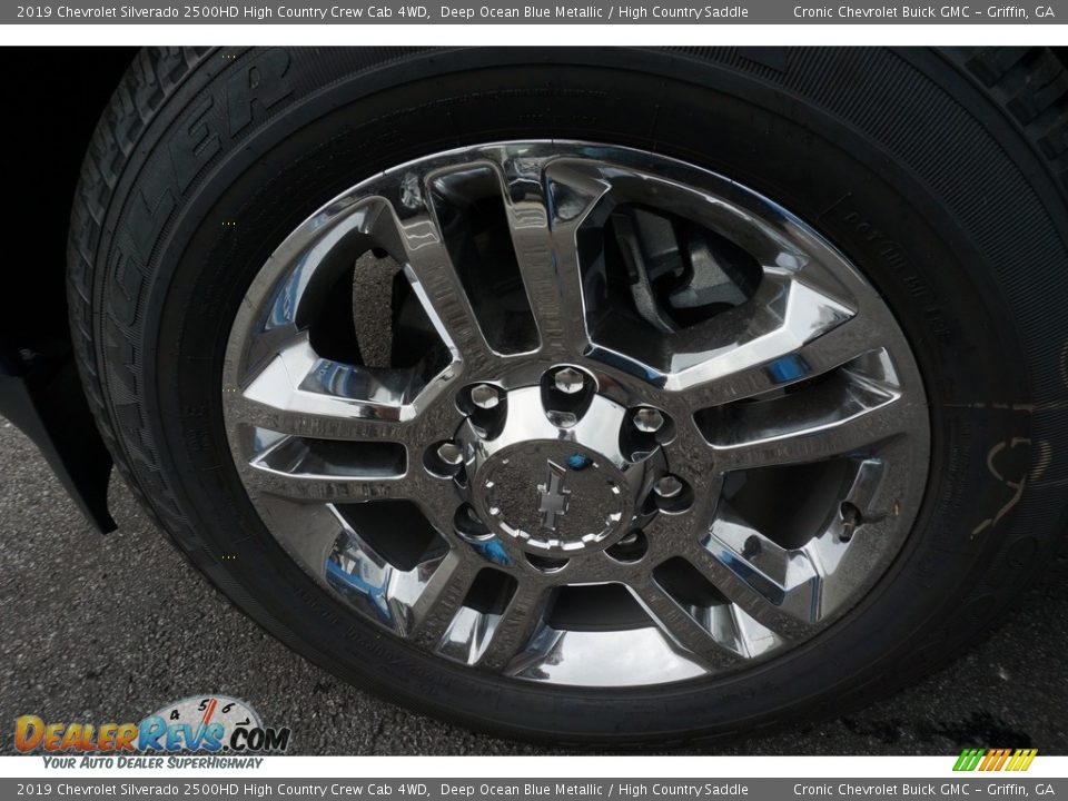2019 Chevrolet Silverado 2500HD High Country Crew Cab 4WD Deep Ocean Blue Metallic / High Country Saddle Photo #10