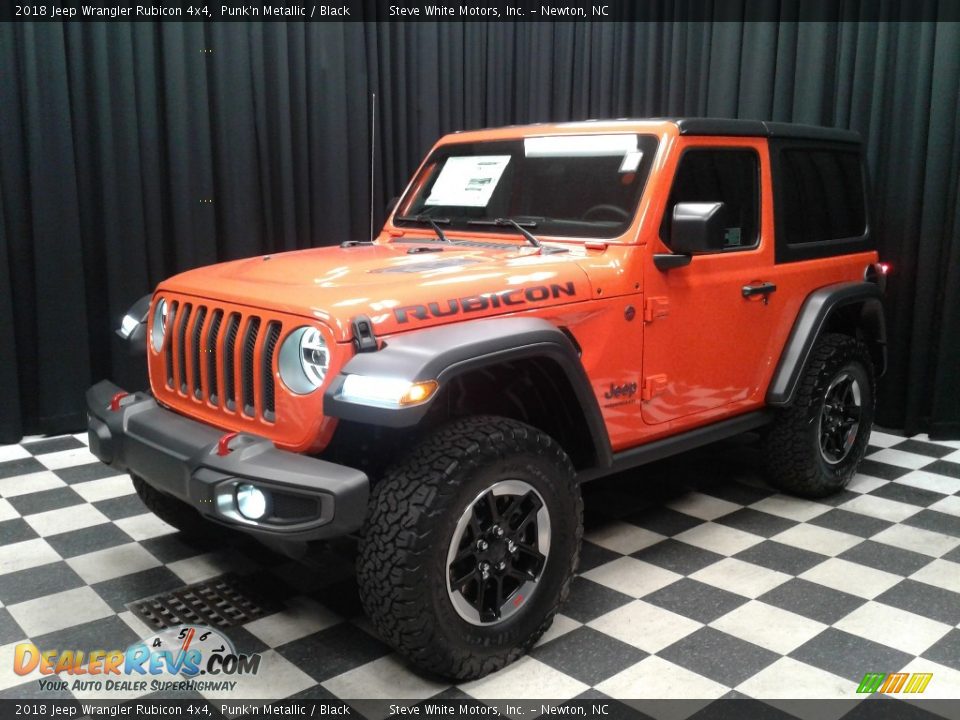 2018 Jeep Wrangler Rubicon 4x4 Punk'n Metallic / Black Photo #2