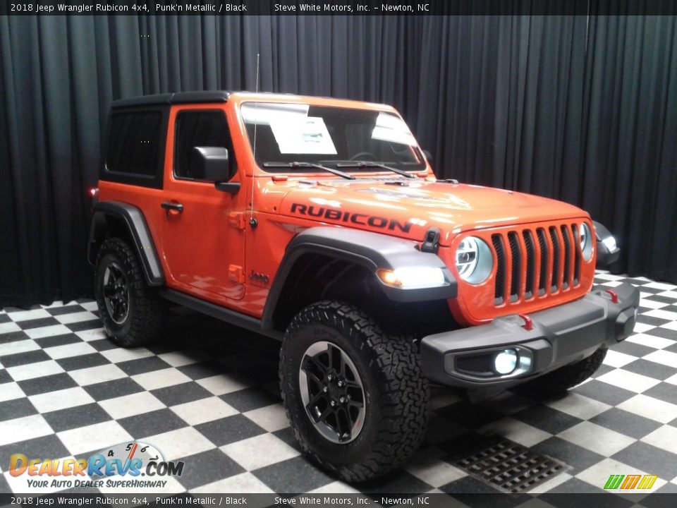 2018 Jeep Wrangler Rubicon 4x4 Punk'n Metallic / Black Photo #4