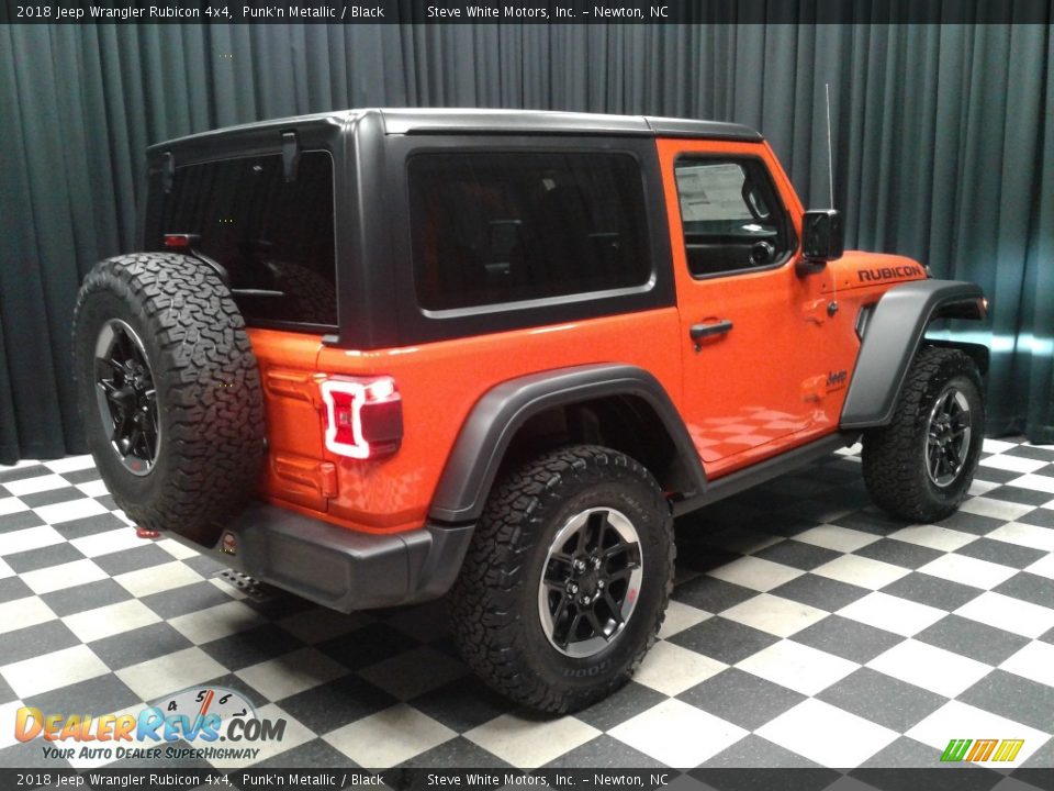 2018 Jeep Wrangler Rubicon 4x4 Punk'n Metallic / Black Photo #6