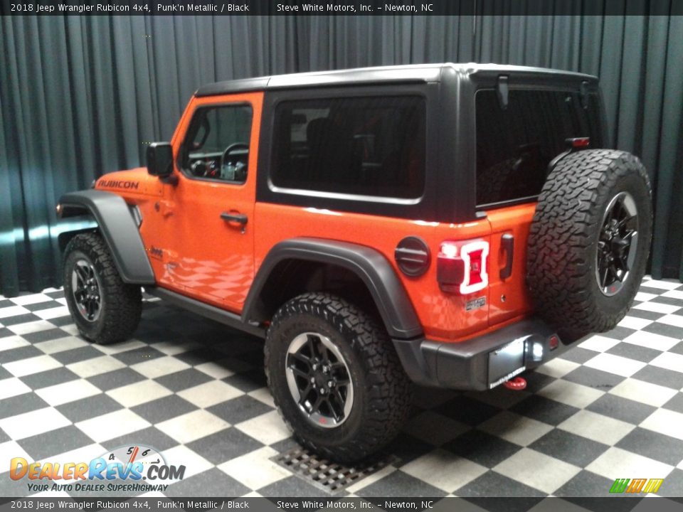 2018 Jeep Wrangler Rubicon 4x4 Punk'n Metallic / Black Photo #8