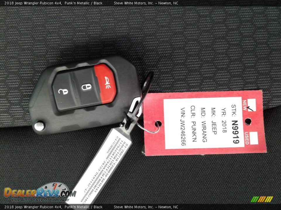 2018 Jeep Wrangler Rubicon 4x4 Punk'n Metallic / Black Photo #28