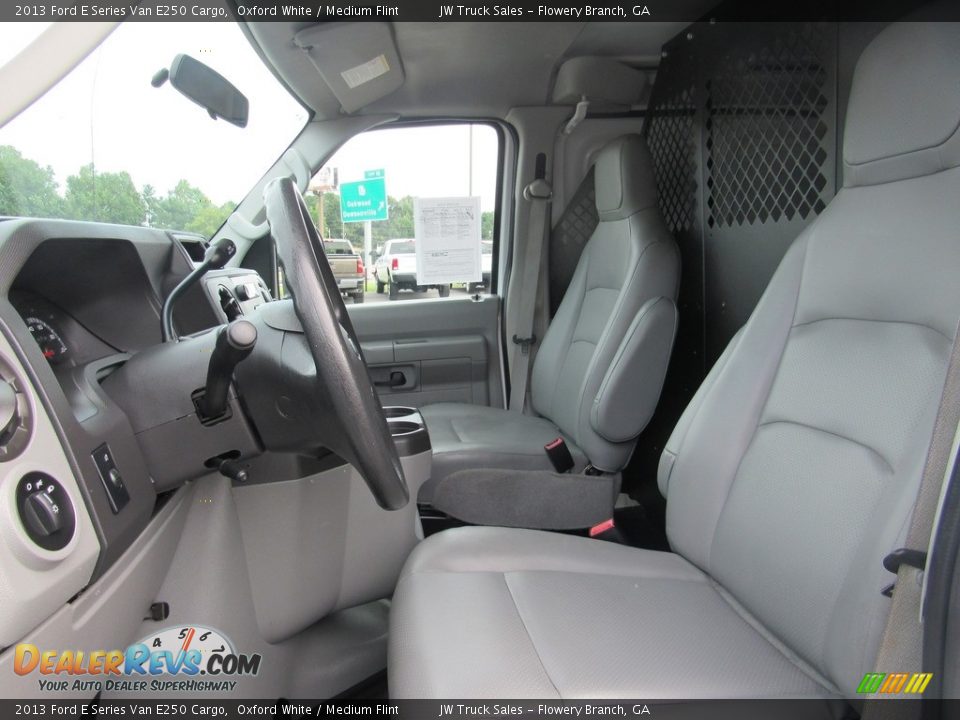 2013 Ford E Series Van E250 Cargo Oxford White / Medium Flint Photo #25