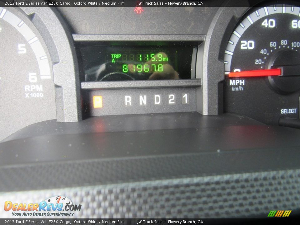 2013 Ford E Series Van E250 Cargo Oxford White / Medium Flint Photo #29