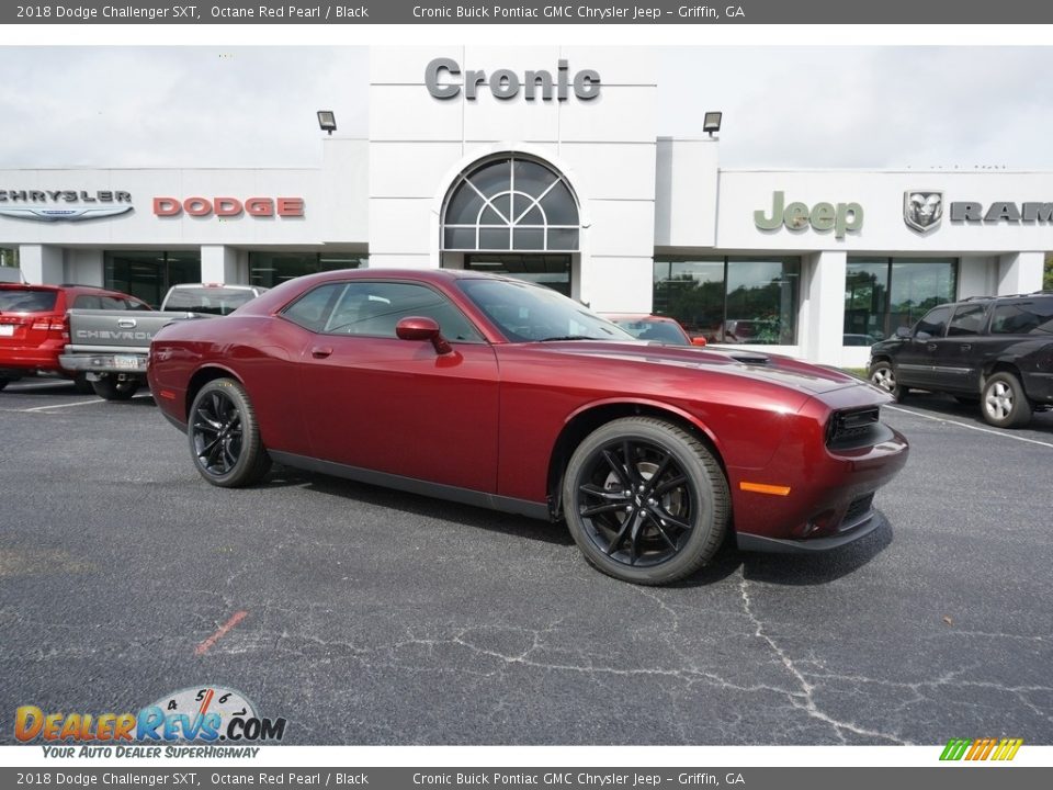 2018 Dodge Challenger SXT Octane Red Pearl / Black Photo #1
