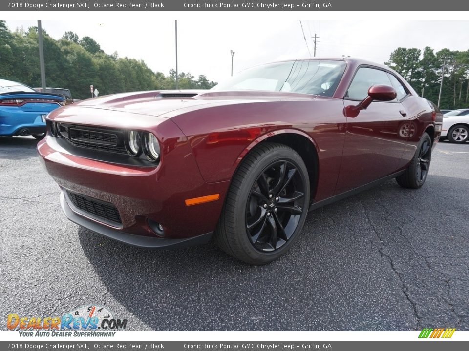 2018 Dodge Challenger SXT Octane Red Pearl / Black Photo #3