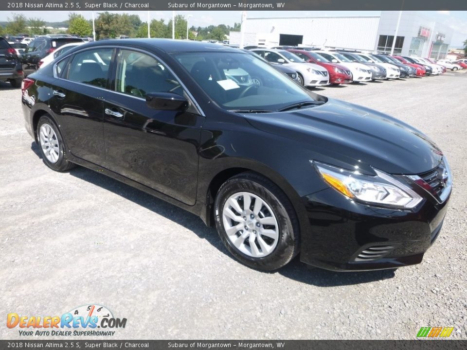 2018 Nissan Altima 2.5 S Super Black / Charcoal Photo #1