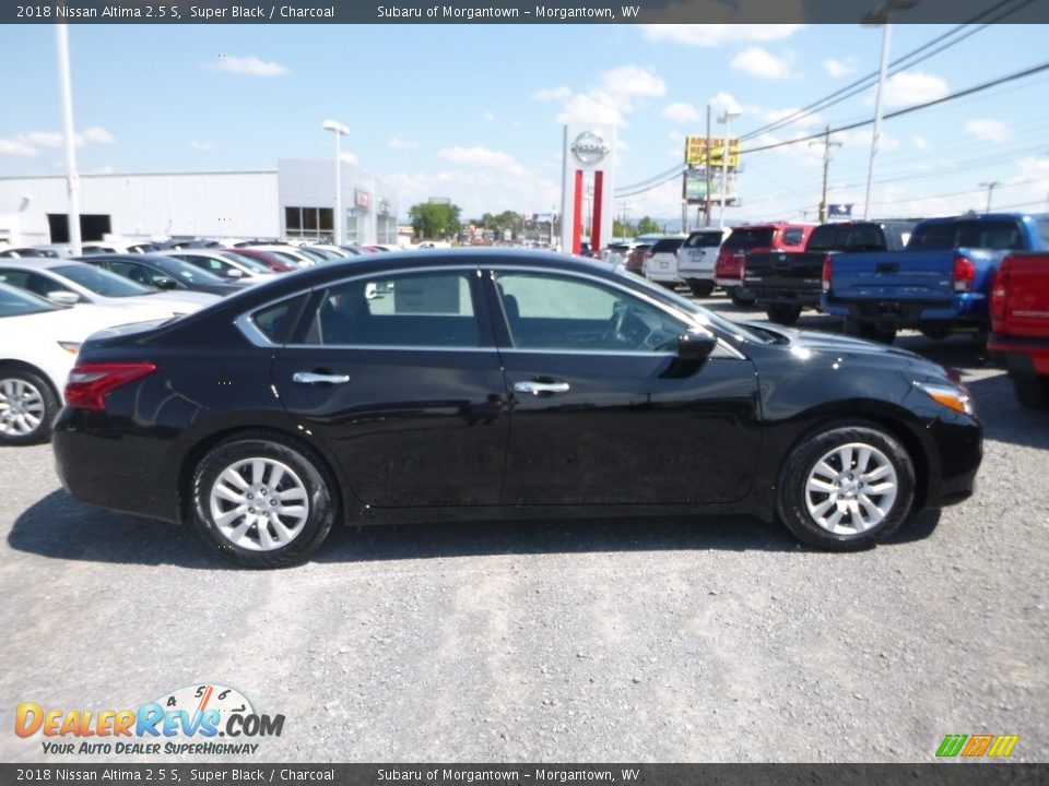 2018 Nissan Altima 2.5 S Super Black / Charcoal Photo #3