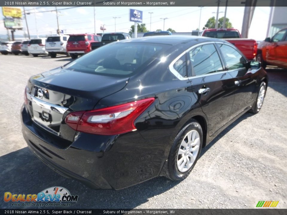 2018 Nissan Altima 2.5 S Super Black / Charcoal Photo #4