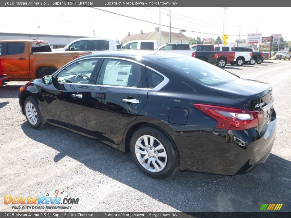 2018 Nissan Altima 2.5 S Super Black / Charcoal Photo #6