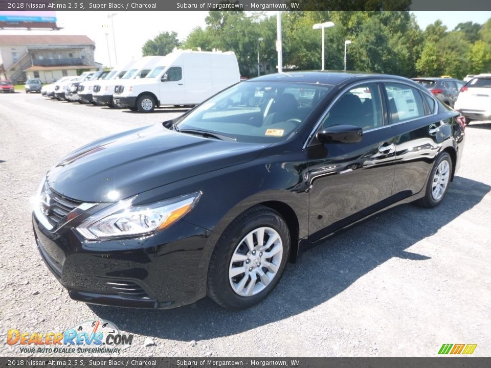 2018 Nissan Altima 2.5 S Super Black / Charcoal Photo #8