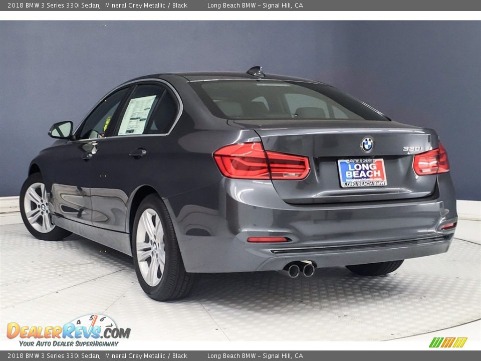 2018 BMW 3 Series 330i Sedan Mineral Grey Metallic / Black Photo #2