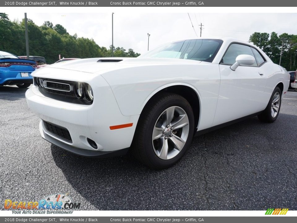 2018 Dodge Challenger SXT White Knuckle / Black Photo #3