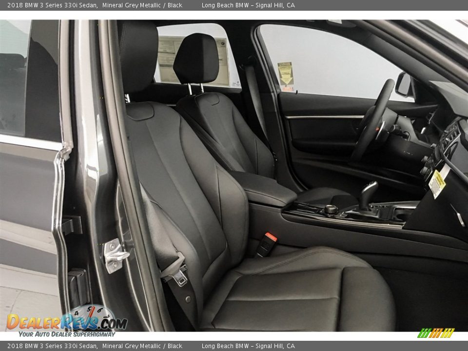 2018 BMW 3 Series 330i Sedan Mineral Grey Metallic / Black Photo #5