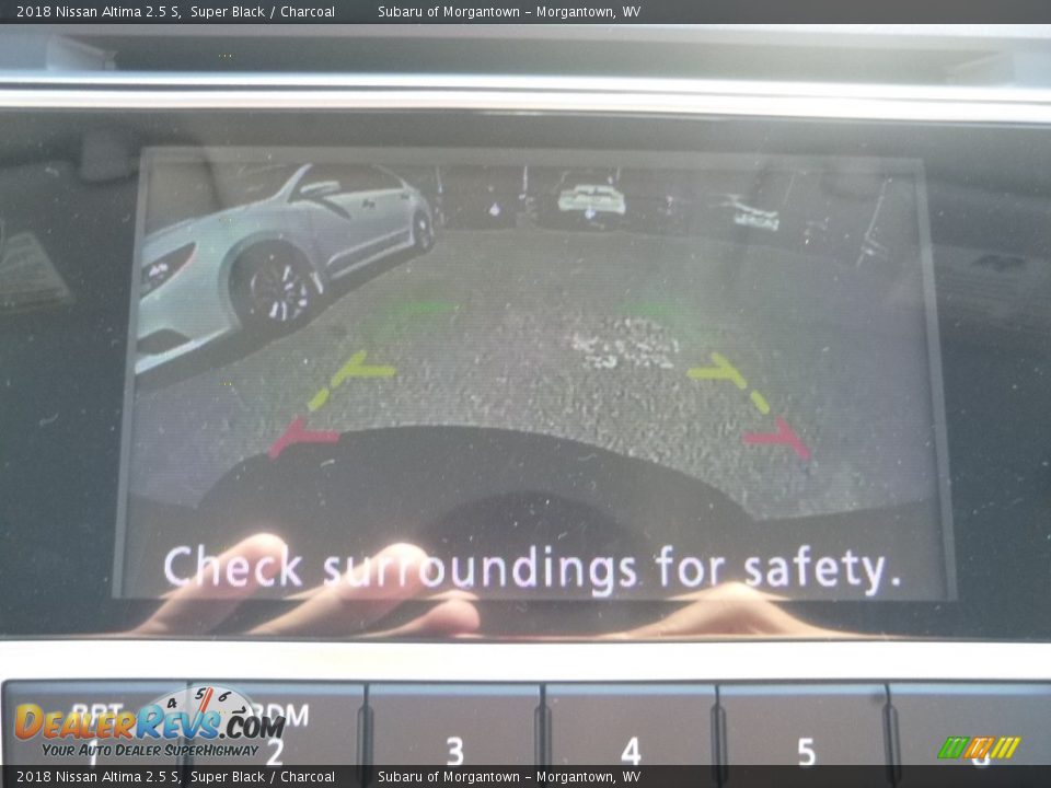 2018 Nissan Altima 2.5 S Super Black / Charcoal Photo #17