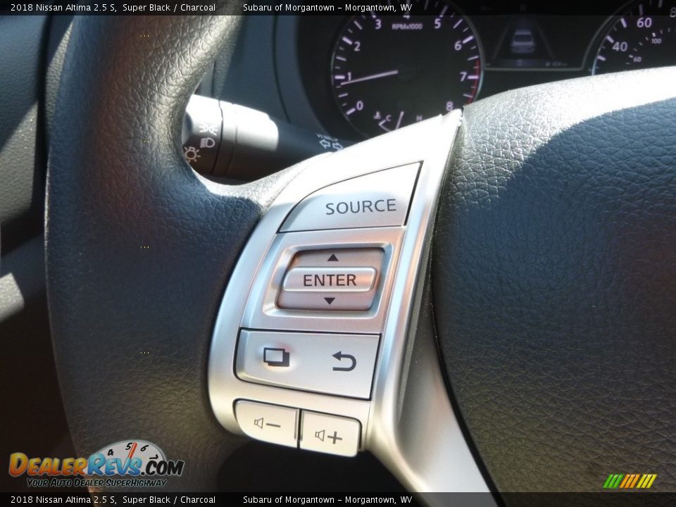 2018 Nissan Altima 2.5 S Super Black / Charcoal Photo #19