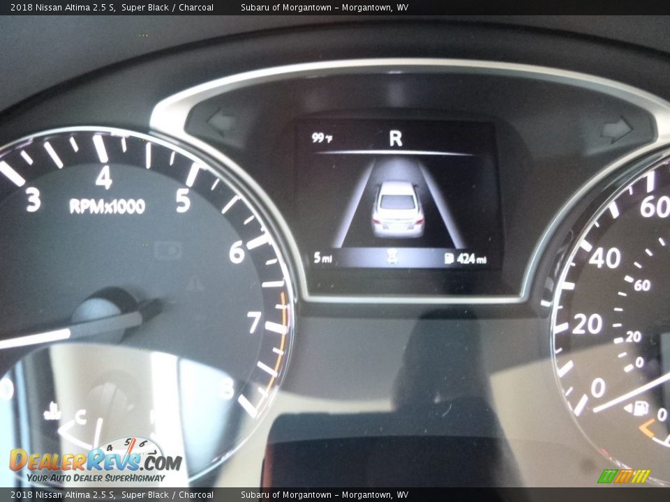 2018 Nissan Altima 2.5 S Super Black / Charcoal Photo #20