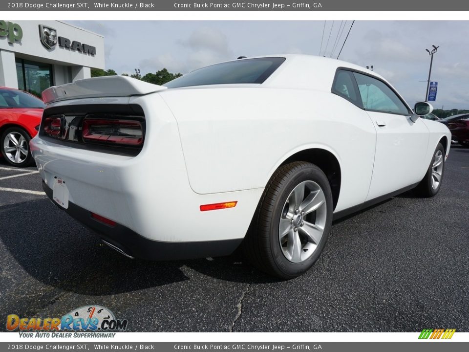 2018 Dodge Challenger SXT White Knuckle / Black Photo #12