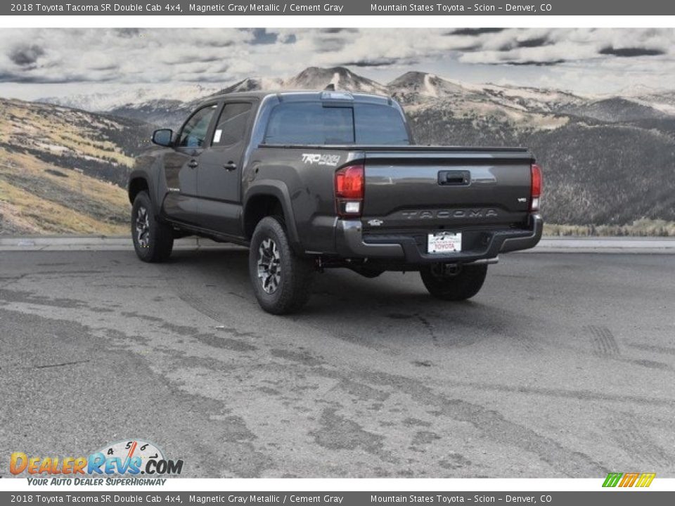 2018 Toyota Tacoma SR Double Cab 4x4 Magnetic Gray Metallic / Cement Gray Photo #3