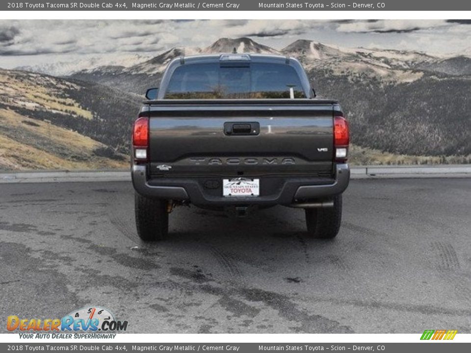 2018 Toyota Tacoma SR Double Cab 4x4 Magnetic Gray Metallic / Cement Gray Photo #4