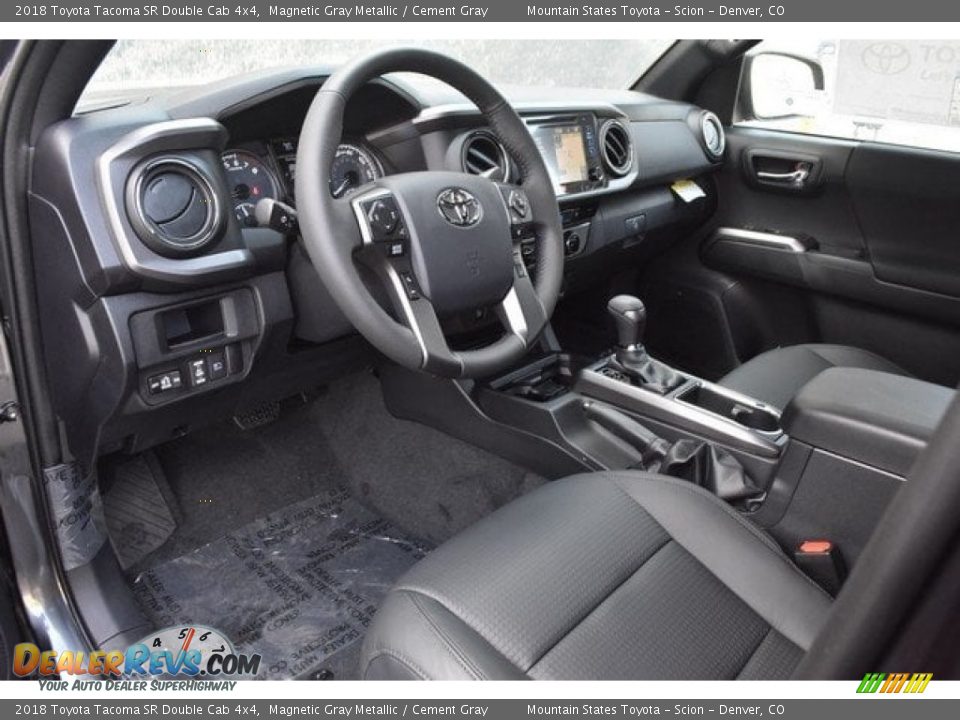 2018 Toyota Tacoma SR Double Cab 4x4 Magnetic Gray Metallic / Cement Gray Photo #5