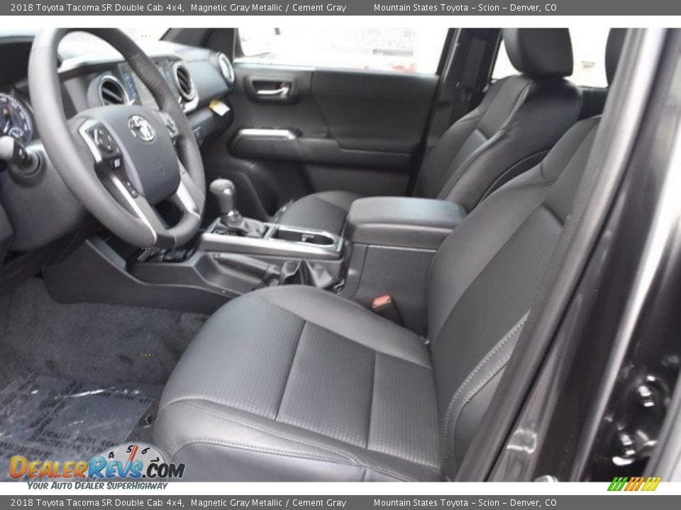 2018 Toyota Tacoma SR Double Cab 4x4 Magnetic Gray Metallic / Cement Gray Photo #6