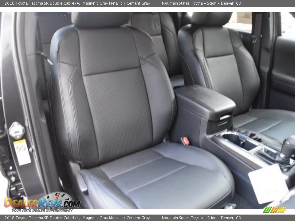 2018 Toyota Tacoma SR Double Cab 4x4 Magnetic Gray Metallic / Cement Gray Photo #13