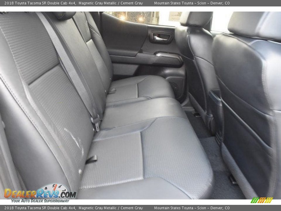 2018 Toyota Tacoma SR Double Cab 4x4 Magnetic Gray Metallic / Cement Gray Photo #18