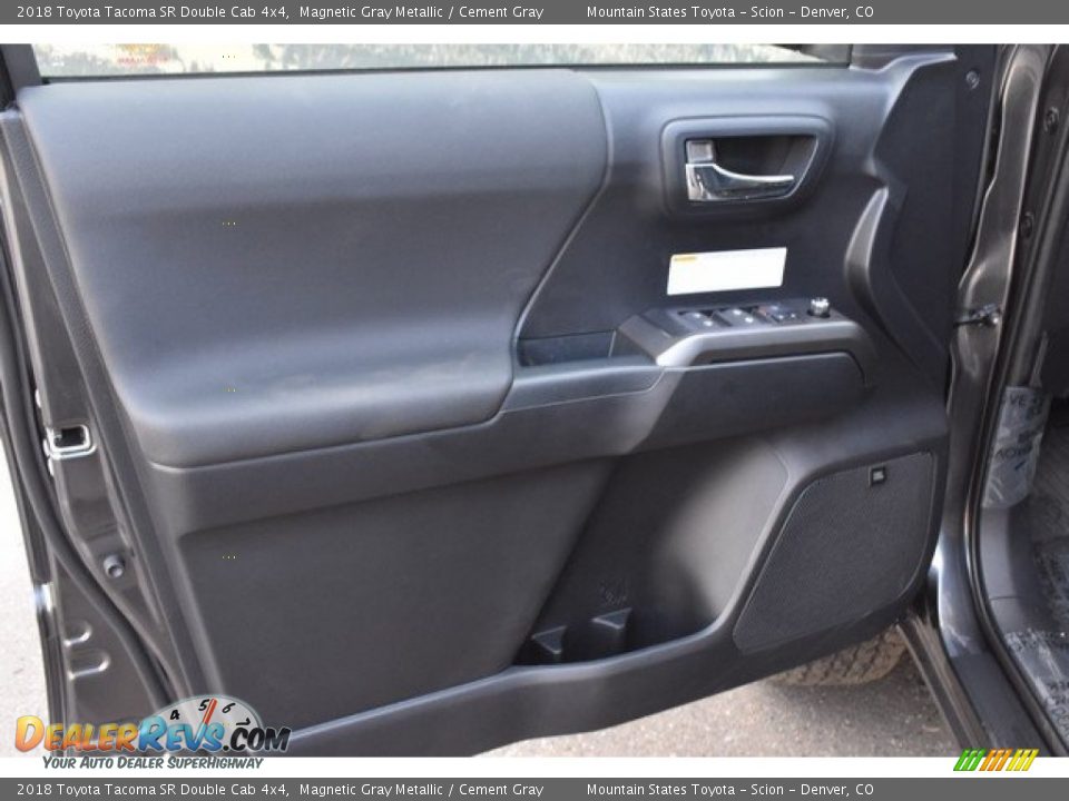 2018 Toyota Tacoma SR Double Cab 4x4 Magnetic Gray Metallic / Cement Gray Photo #20