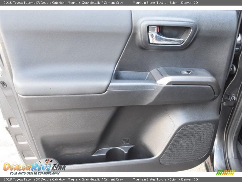 2018 Toyota Tacoma SR Double Cab 4x4 Magnetic Gray Metallic / Cement Gray Photo #21
