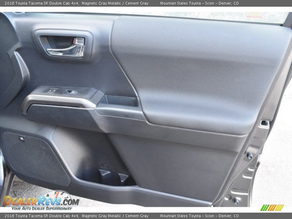 2018 Toyota Tacoma SR Double Cab 4x4 Magnetic Gray Metallic / Cement Gray Photo #22