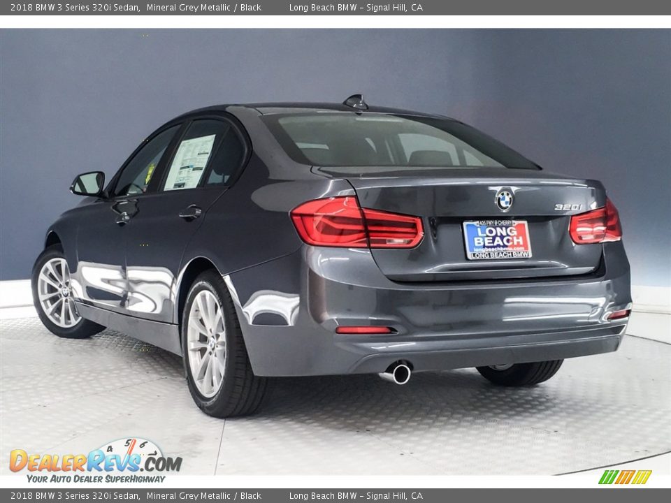2018 BMW 3 Series 320i Sedan Mineral Grey Metallic / Black Photo #2