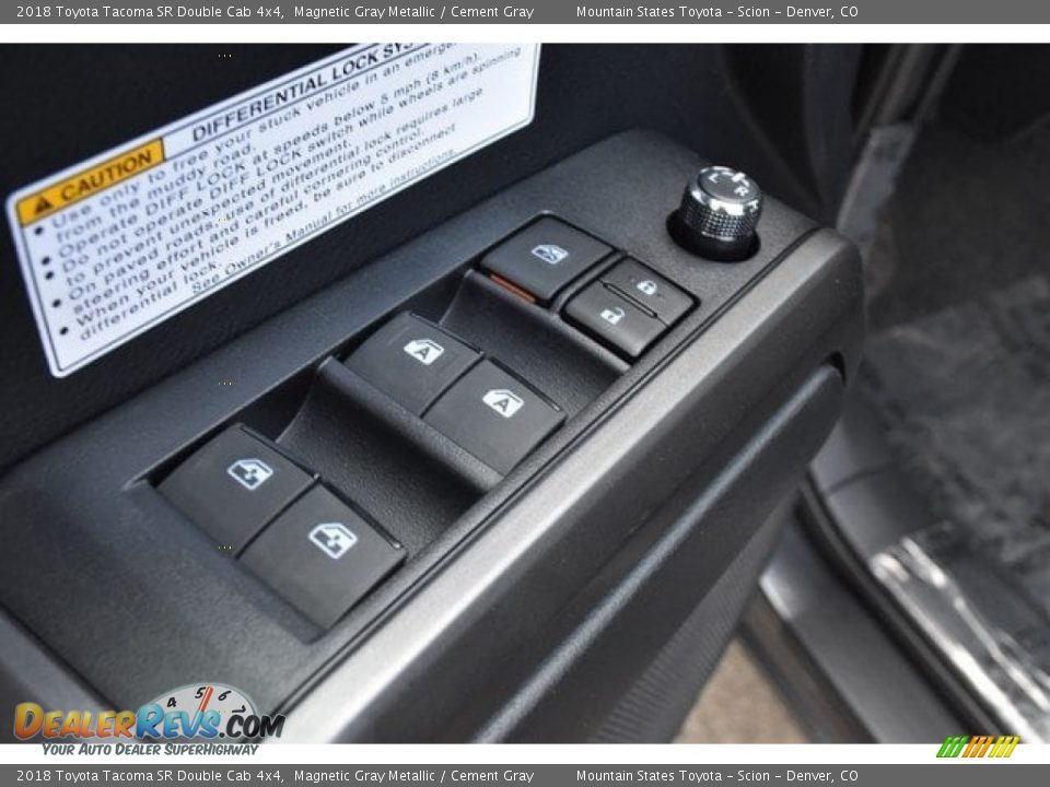 2018 Toyota Tacoma SR Double Cab 4x4 Magnetic Gray Metallic / Cement Gray Photo #24