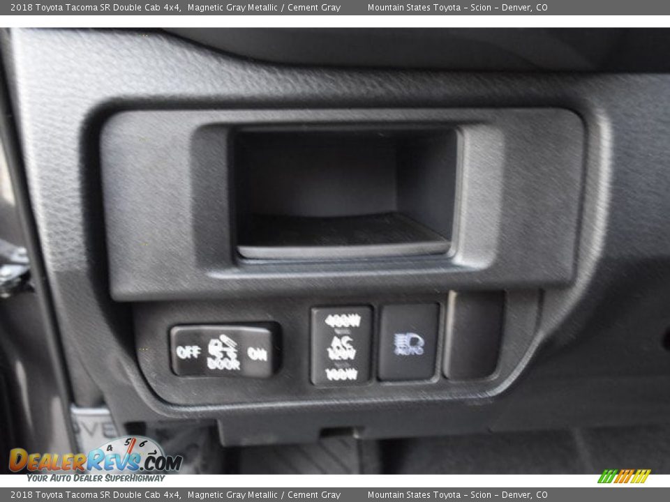 2018 Toyota Tacoma SR Double Cab 4x4 Magnetic Gray Metallic / Cement Gray Photo #25