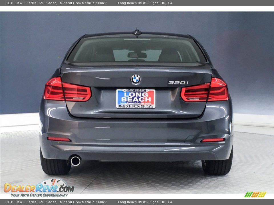 2018 BMW 3 Series 320i Sedan Mineral Grey Metallic / Black Photo #3