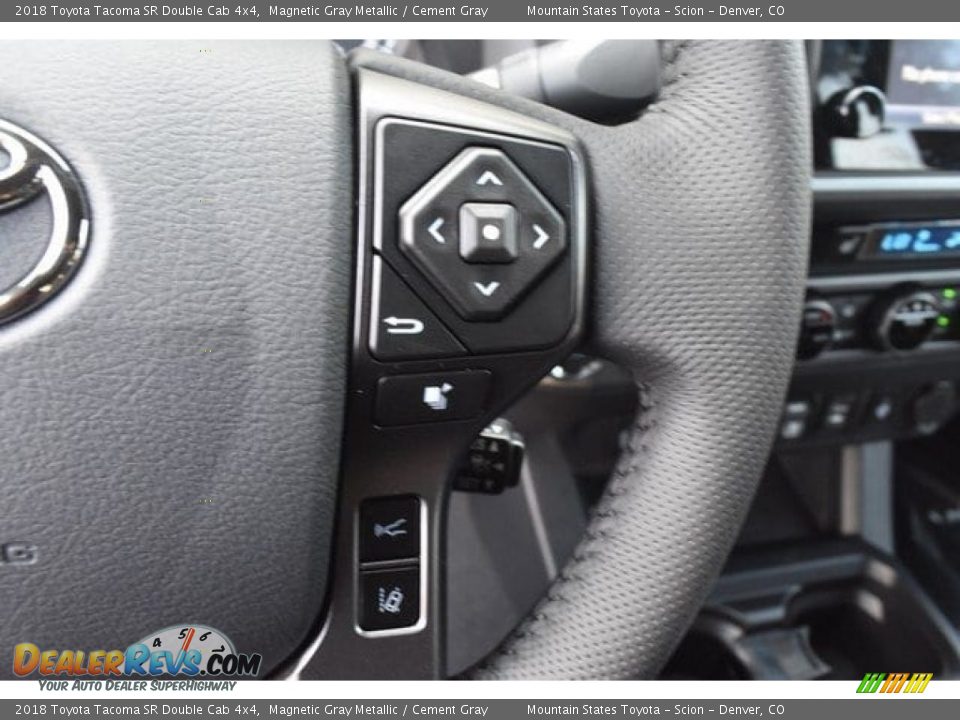 2018 Toyota Tacoma SR Double Cab 4x4 Magnetic Gray Metallic / Cement Gray Photo #27