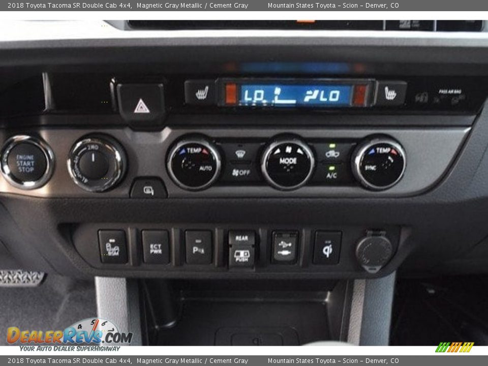 2018 Toyota Tacoma SR Double Cab 4x4 Magnetic Gray Metallic / Cement Gray Photo #29