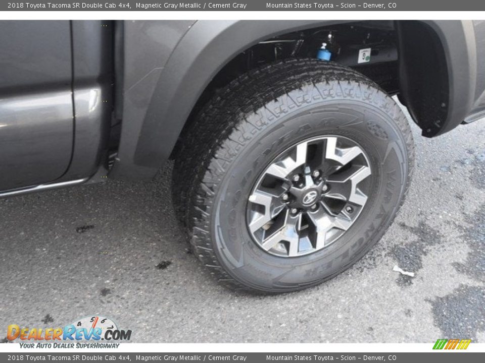 2018 Toyota Tacoma SR Double Cab 4x4 Magnetic Gray Metallic / Cement Gray Photo #33