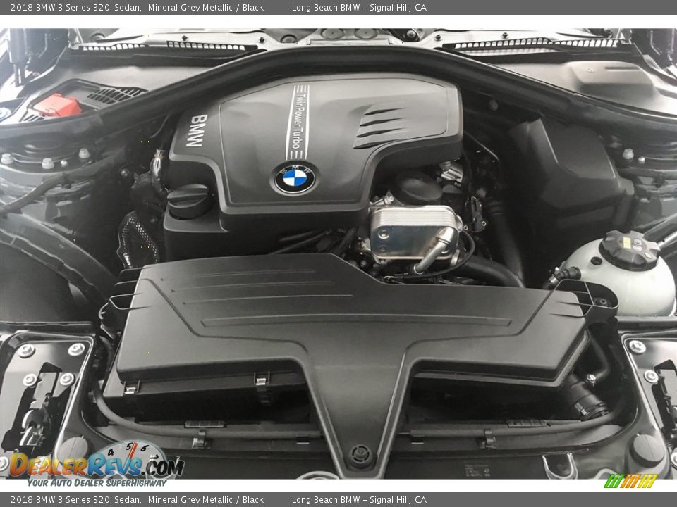 2018 BMW 3 Series 320i Sedan Mineral Grey Metallic / Black Photo #8