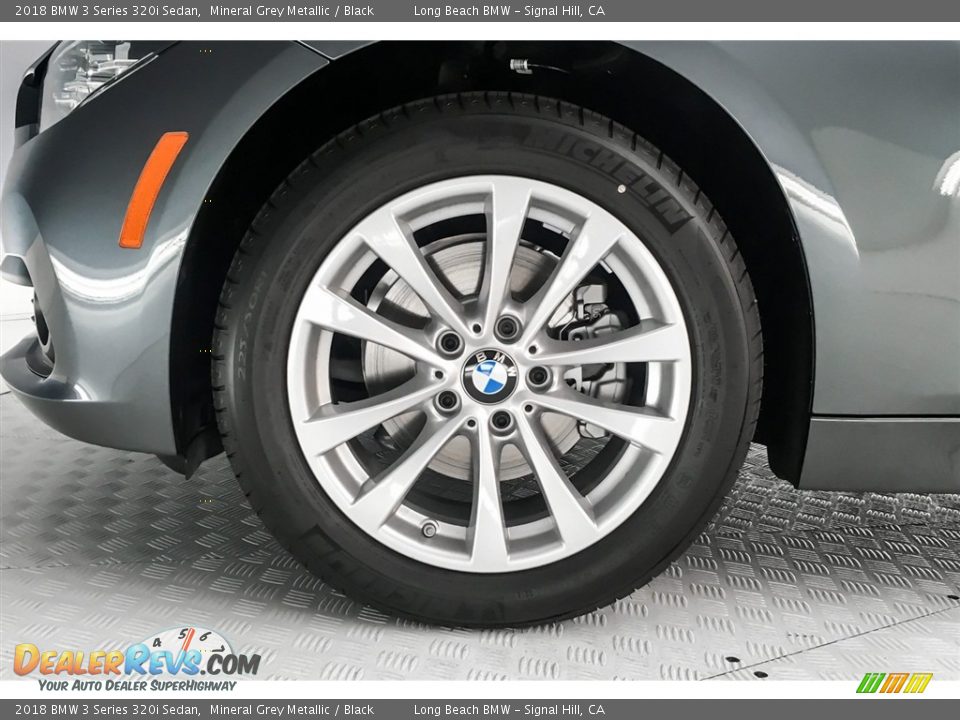2018 BMW 3 Series 320i Sedan Mineral Grey Metallic / Black Photo #9