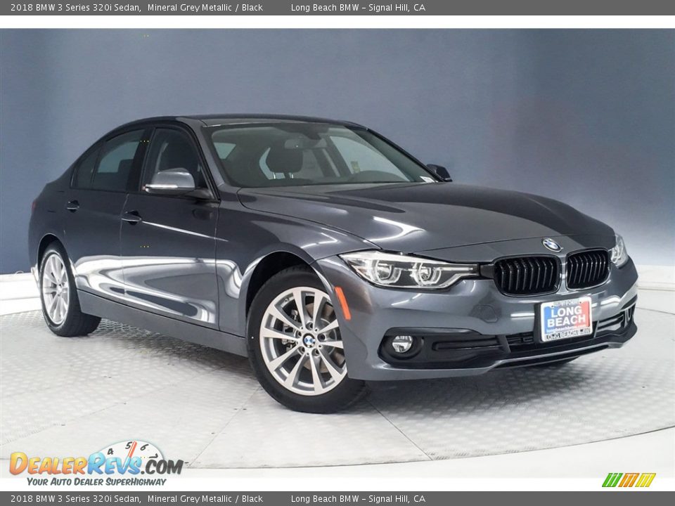2018 BMW 3 Series 320i Sedan Mineral Grey Metallic / Black Photo #12