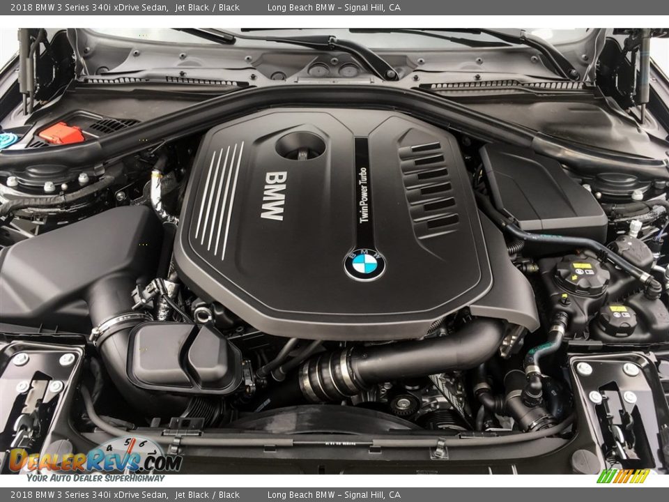 2018 BMW 3 Series 340i xDrive Sedan 3.0 Liter DI TwinPower Turbocharged DOHC 24-Valve VVT Inline 6 Cylinder Engine Photo #8