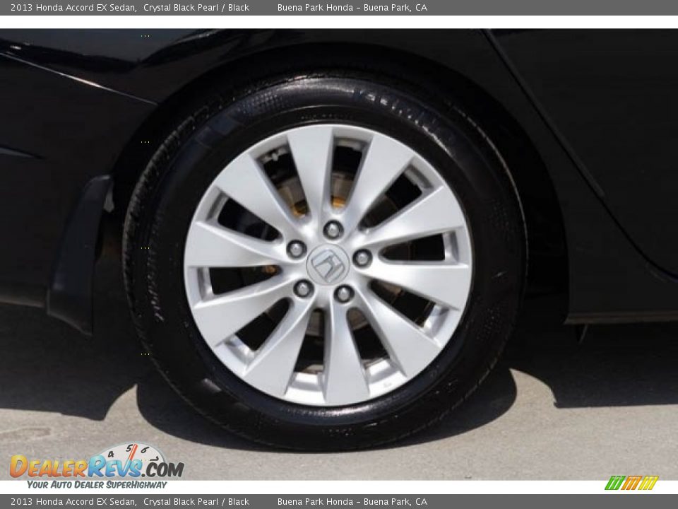 2013 Honda Accord EX Sedan Crystal Black Pearl / Black Photo #34