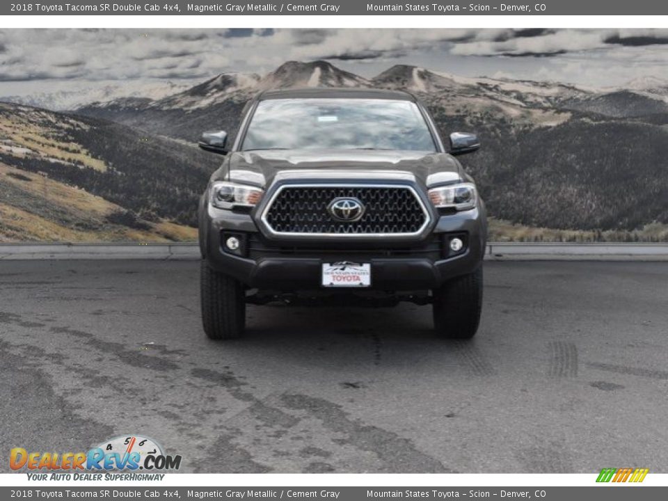 2018 Toyota Tacoma SR Double Cab 4x4 Magnetic Gray Metallic / Cement Gray Photo #2