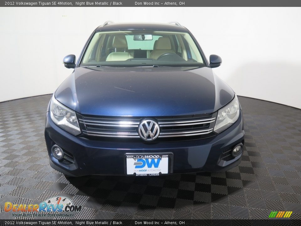 2012 Volkswagen Tiguan SE 4Motion Night Blue Metallic / Black Photo #3