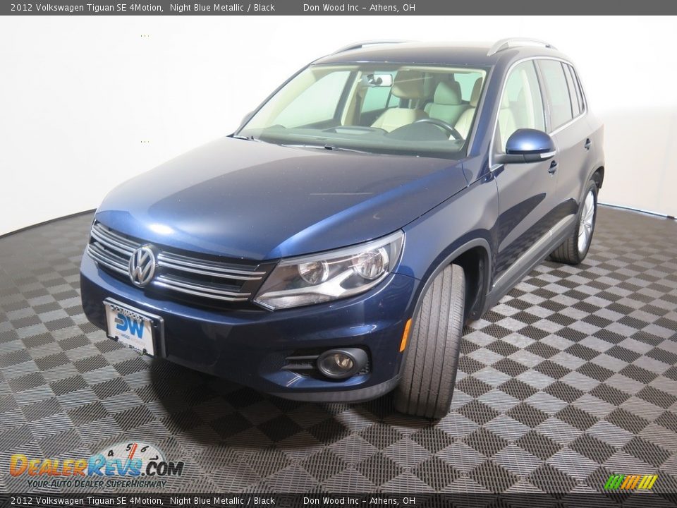 2012 Volkswagen Tiguan SE 4Motion Night Blue Metallic / Black Photo #4