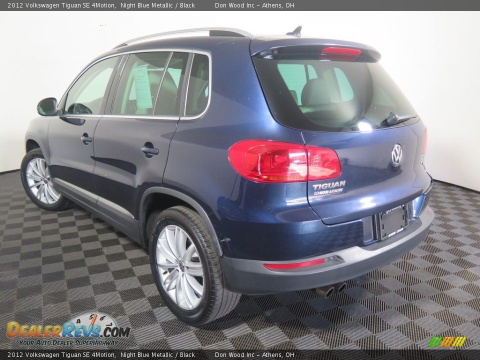 2012 Volkswagen Tiguan SE 4Motion Night Blue Metallic / Black Photo #5
