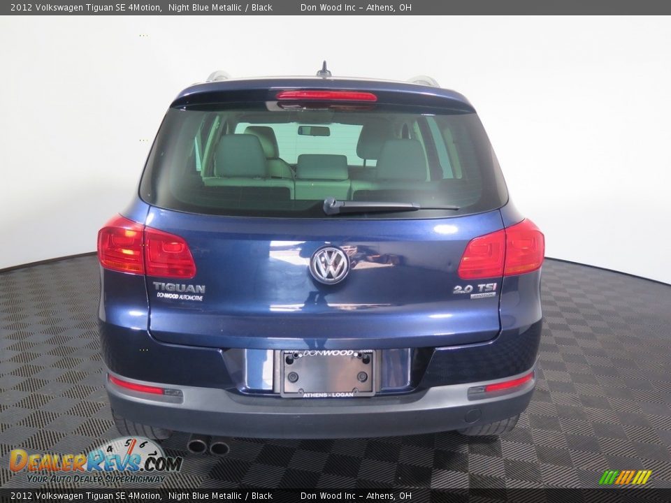 2012 Volkswagen Tiguan SE 4Motion Night Blue Metallic / Black Photo #6