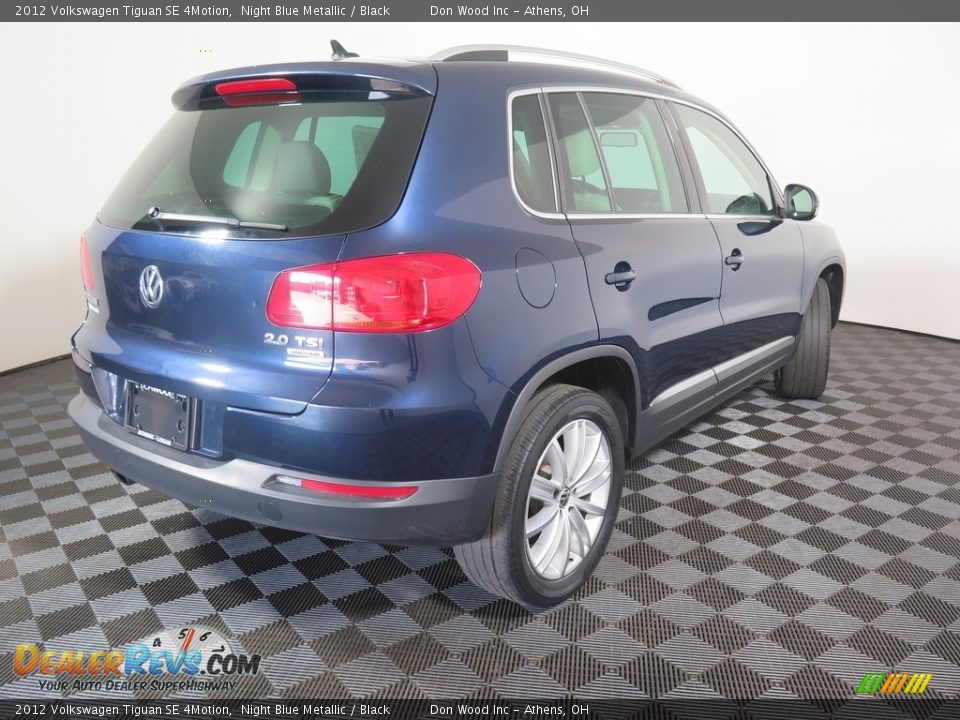 2012 Volkswagen Tiguan SE 4Motion Night Blue Metallic / Black Photo #7
